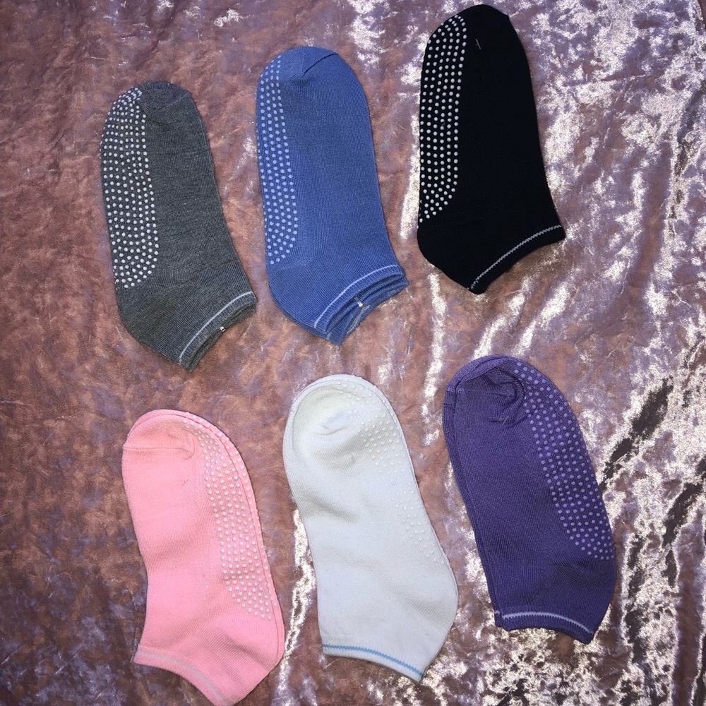 Fitness, Yoga, Pilates, No Slip Grip Socks